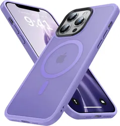 Apple iPhone 13 Pro Hoesje met MagSafe Back Cover Matte Violet afbeelding