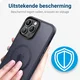 Apple iPhone 13 Pro Max Hoesje met MagSafe Matte Oranje afbeelding 5