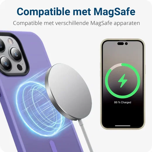 Apple iPhone 13 Pro Max Hoesje met MagSafe Matte Violet afbeelding 4