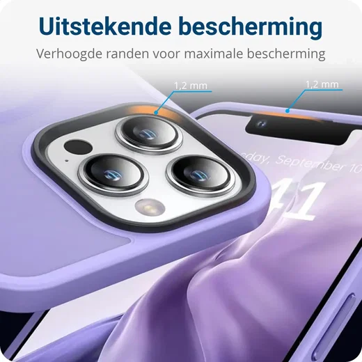 Apple iPhone 13 Pro Max Hoesje met MagSafe Matte Violet afbeelding 5