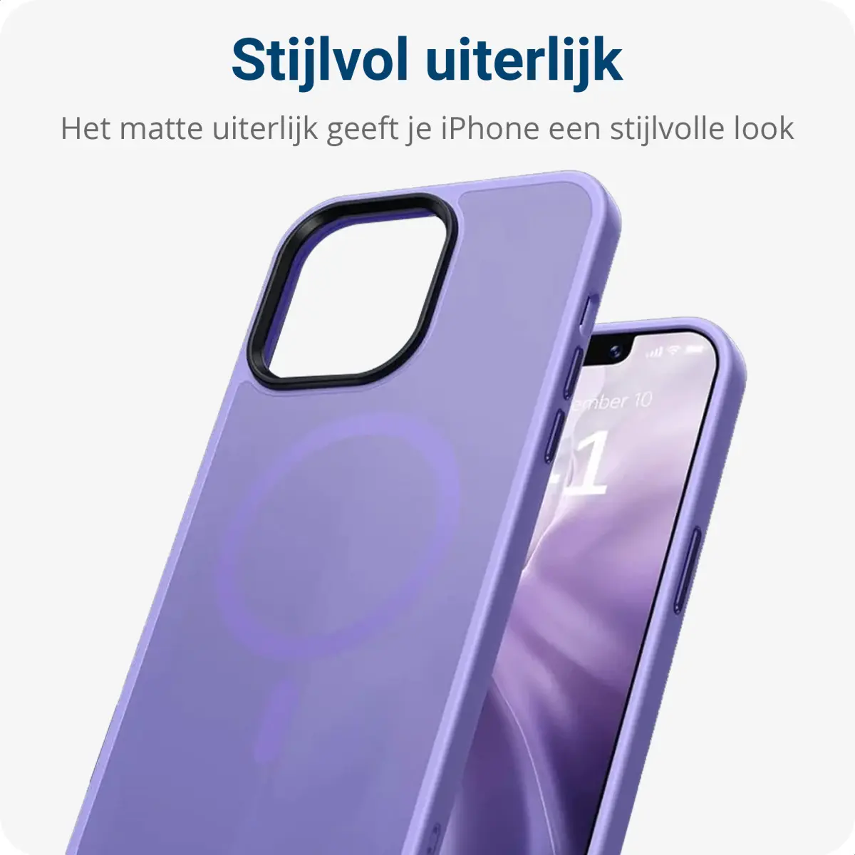 Apple iPhone 13 Pro Max Hoesje met MagSafe Matte Violet afbeelding 7