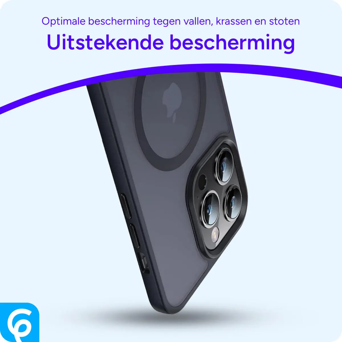 Apple iPhone 13 Pro Max Hoesje met MagSafe Matte Zwart afbeelding 6