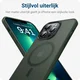Apple iPhone 13 Pro Max Hoesje met MagSafe Matte Donkergroen afbeelding 4