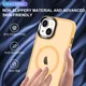 Apple iPhone 14 Plus Hoesje met MagSafe Back Cover Matte Oranje afbeelding 8