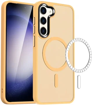 Samsung Galaxy S23 Plus Hoesje met MagSafe Matte Oranje