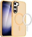 Samsung Galaxy S23 Plus Hoesje met MagSafe Matte Oranje