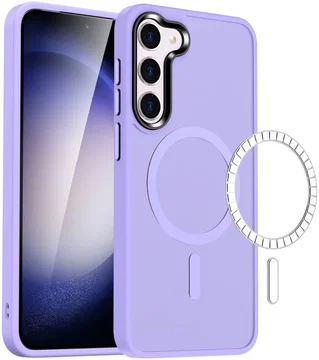 Samsung Galaxy S23 Plus Hoesje met MagSafe Matte Violet