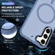 Samsung Galaxy S23 Plus Hoesje met MagSafe Matte Blauw afbeelding 4