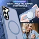 Samsung Galaxy S23 Plus Hoesje met MagSafe Matte Blauw afbeelding 5