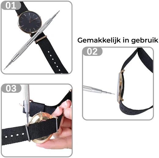 Horloge Gereedschap Pin Verwijdering Set met Push Pins (2-Pack) afbeelding 3