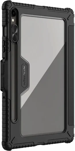 Nillkin Bumper Samsung Tab S10 Lite / S10 FE / S9 (FE) Case Camera Slider Zwart afbeelding 2