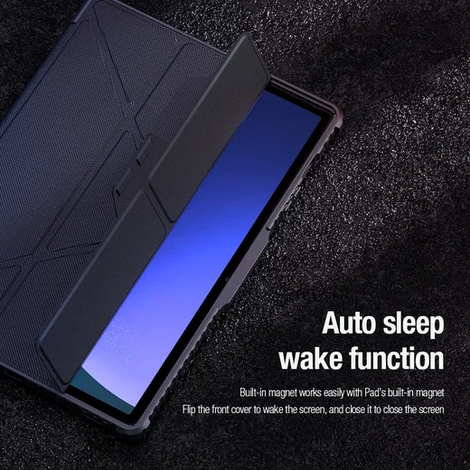 Nillkin Bumper Samsung Tab S10 Lite / S10 FE / S9 (FE) Case Camera Slider Zwart afbeelding 5