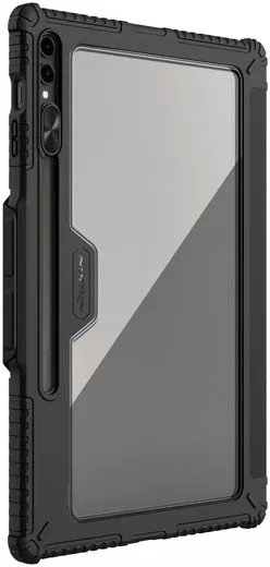 Nillkin Bumper Samsung Tab S9 Ultra Book Case met Camera Slider Zwart afbeelding 2
