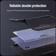 Nillkin Bumper Samsung Tab S9 Ultra Book Case met Camera Slider Zwart afbeelding 7
