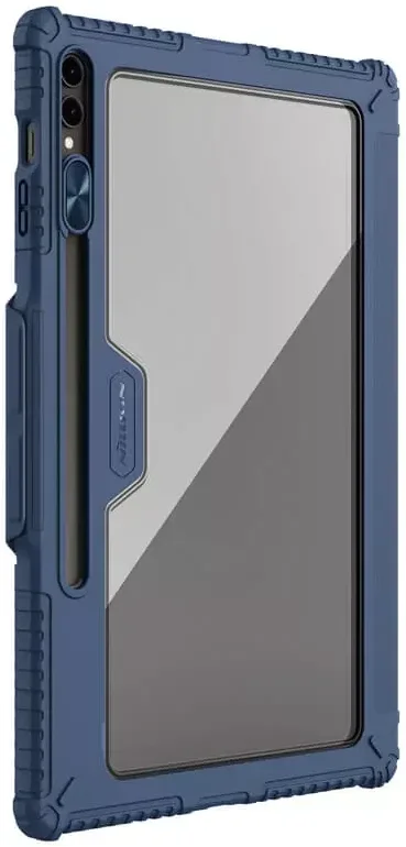 Nillkin Bumper Samsung Tab S9 Ultra Book Case met Camera Slider Blauw afbeelding 2