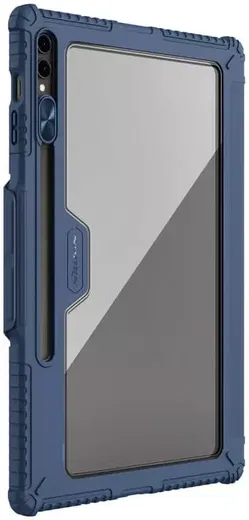 Nillkin Bumper Samsung Tab S9 Ultra Book Case met Camera Slider Blauw afbeelding 2