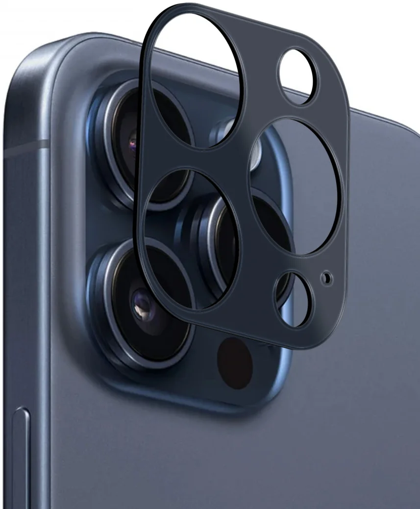 Rosso Apple iPhone 15 Pro/15 Pro Max Camera Lens Protector Blauw afbeelding 1