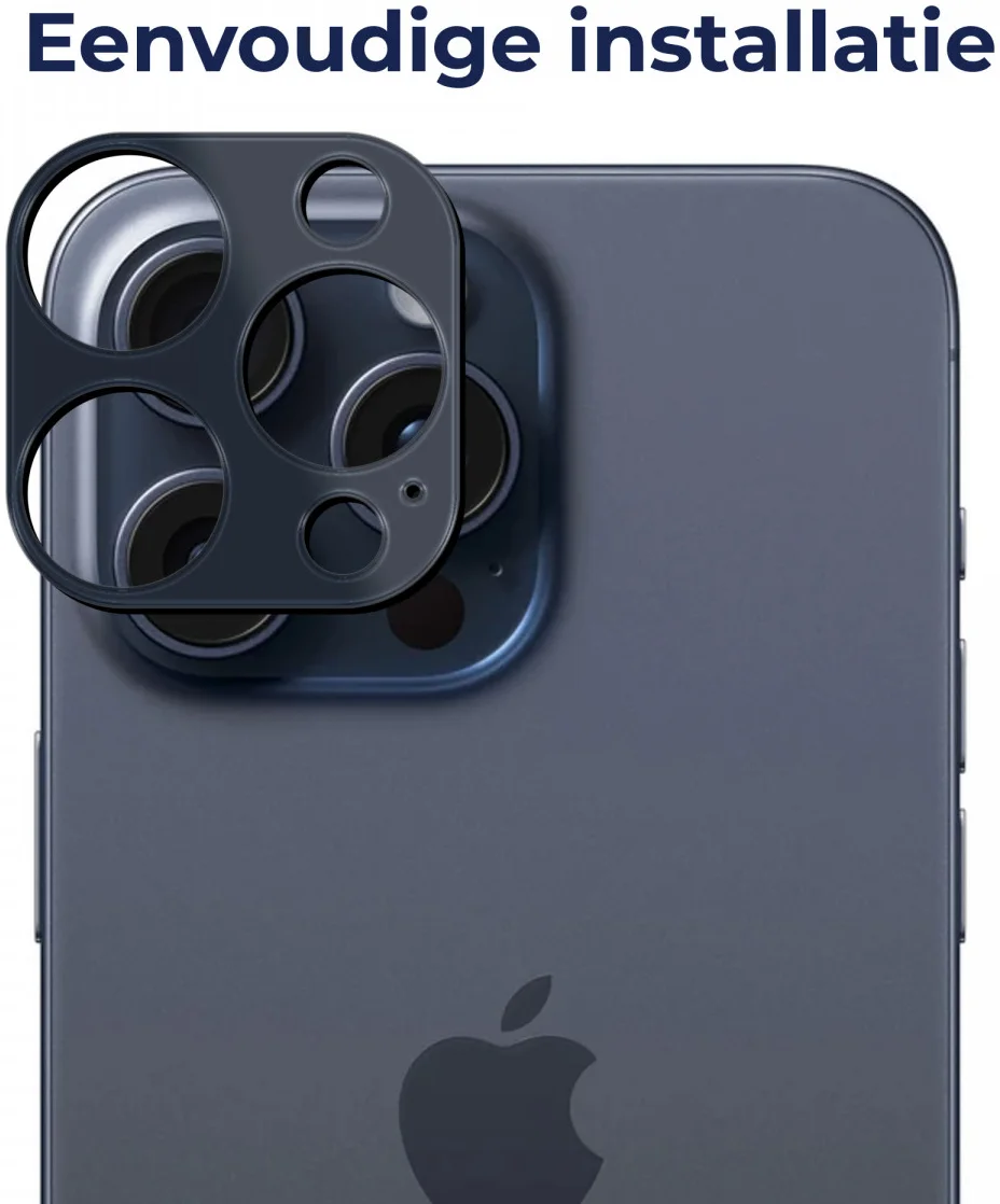Rosso Apple iPhone 15 Pro/15 Pro Max Camera Lens Protector Blauw afbeelding 4