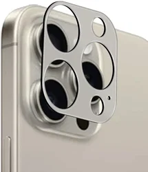 Rosso Apple iPhone 15 Pro/15 Pro Max Camera Lens Protector Titanium afbeelding