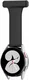 Universeel Smartwatch 20MM Verpleegkundige Band Voor Dames - Siliconen - Zwart afbeelding 5