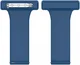 Universeel Smartwatch 20MM Verpleegkundige Band Voor Dames - Siliconen - Blauw afbeelding 3