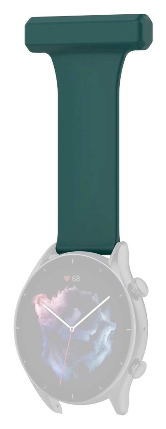 Universeel Smartwatch 22MM Siliconen Dames Verpleegkundige Band - Groen afbeelding 2