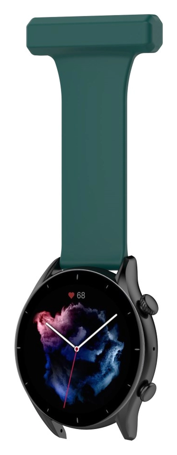 Universeel Smartwatch 22MM Siliconen Dames Verpleegkundige Band - Groen afbeelding 3