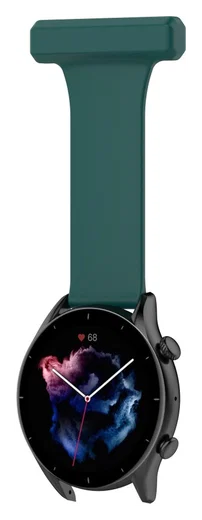 Universeel Smartwatch 22MM Siliconen Dames Verpleegkundige Band - Groen afbeelding 3