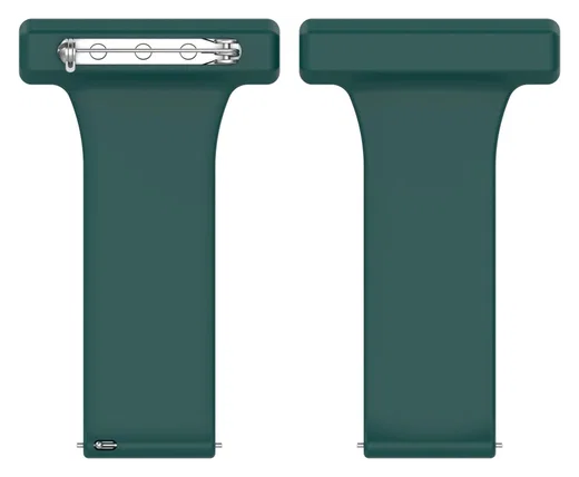 Universeel Smartwatch 22MM Siliconen Dames Verpleegkundige Band - Groen afbeelding 6