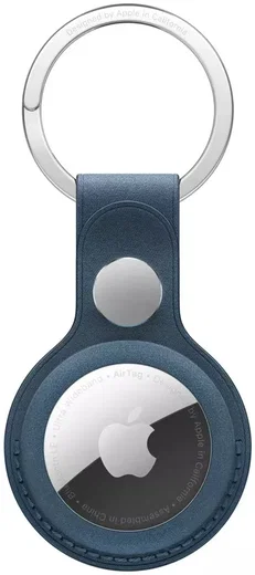 Origineel Apple AirTag Sleutelhanger Hoes FineWoven met Haak Blauw afbeelding 1