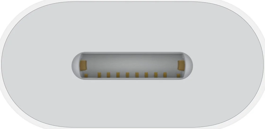 Originele Apple USB-C naar Apple Lightning Adapter Wit afbeelding 2