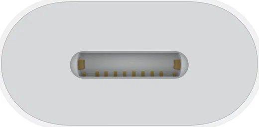 Originele Apple USB-C naar Apple Lightning Adapter Wit afbeelding 2