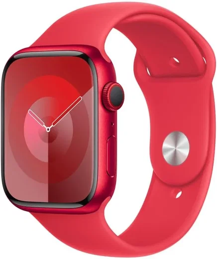 Originele Apple Watch Sportband - 1-10/SE/Ultra 49/46/45/44/42MM - S/M - Rood afbeelding 1