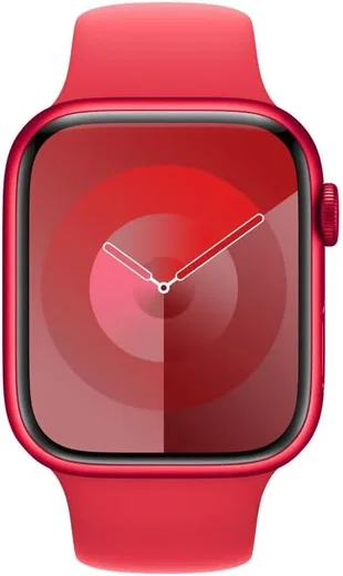 Originele Apple Watch Sportband - 1-10/SE/Ultra 49/46/45/44/42MM - S/M - Rood afbeelding 3