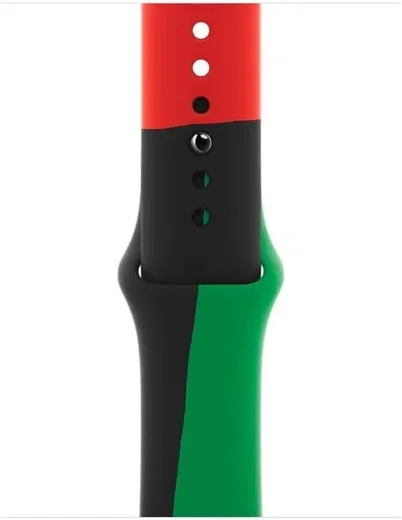 Origineel Apple Watch Bandje - 1-10/SE - 38/40/41MM - Black Unity - S/M - Zwart afbeelding 2
