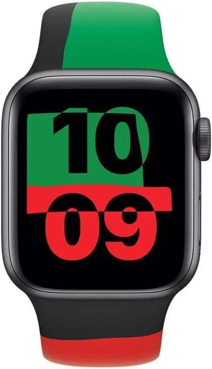 Origineel Apple Watch Bandje - 1-10/SE - 38/40/41MM - Black Unity - S/M - Zwart afbeelding 3