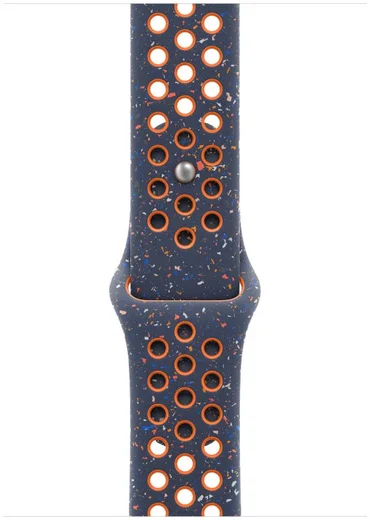 Origineel Apple Watch Sportbandje - 1-9/SE 38MM/40MM/41MM - Nike - S/M Blauw afbeelding 2