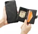 CaseMe JH-01 iPhone SE 2020/2022 Hoesje Magnetische Kaarthouder Zwart afbeelding 4