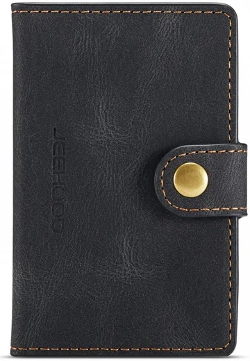CaseMe JH-01 iPhone 12/12Pro Hoesje met Magnetische Kaarthouder Zwart afbeelding 12