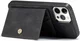 CaseMe JH-01 iPhone 12/12Pro Hoesje met Magnetische Kaarthouder Zwart afbeelding 14