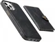 CaseMe JH-01 iPhone 12/12Pro Hoesje met Magnetische Kaarthouder Zwart afbeelding 9