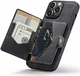 CaseMe JH-01 iPhone 14 Pro Max Hoesje Magnetische Kaarthouder Zwart afbeelding 1