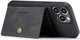 CaseMe JH-01 iPhone 14 Pro Max Hoesje Magnetische Kaarthouder Zwart afbeelding 6