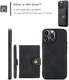 CaseMe JH-01 Apple iPhone 15 Pro Hoesje Magnetische Kaarthouder Zwart afbeelding 7