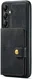 CaseMe JH-01 Samsung Galaxy A12 Hoesje Magnetische Kaarthouder Zwart afbeelding 1