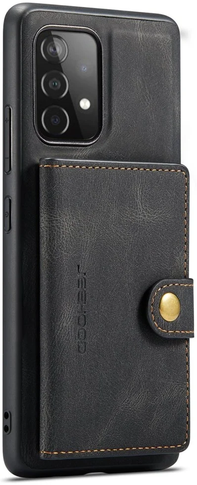 CaseMe JH-01 Samsung Galaxy A32 5G Hoesje Magnetische Pashouder Zwart afbeelding 10