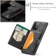 CaseMe JH-01 Samsung Galaxy A32 5G Hoesje Magnetische Pashouder Zwart afbeelding 3