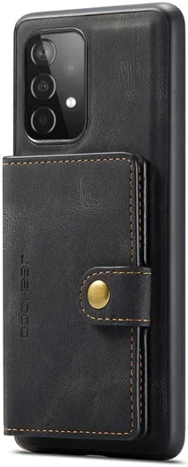 CaseMe JH-01 Samsung Galaxy A32 5G Hoesje Magnetische Pashouder Zwart afbeelding 9