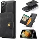 CaseMe JH-01 Samsung Galaxy S22 Hoesje Magnetische Kaarthouder Zwart afbeelding 10
