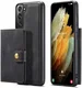 CaseMe JH-01 Samsung Galaxy S22 Hoesje Magnetische Kaarthouder Zwart afbeelding 14